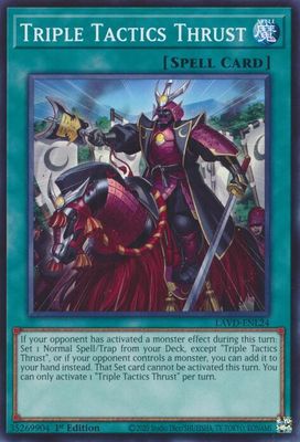 Triple Tactics Thrust - Legendary Arc-V Decks (LAVD) Common