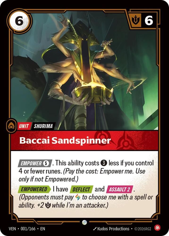 Baccai Sandspinner - Vendetta (VEN)