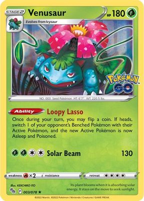 Venusaur - Pokemon GO (PGO) Holo Rare