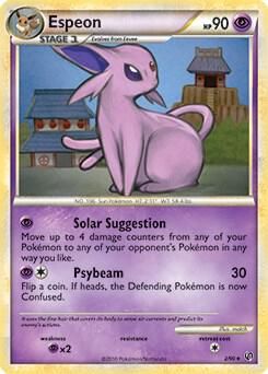 SJF Espeon - 2/90 (HGSS Undaunted) - Deck Exclusives (PR)