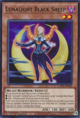 Lunalight Black Sheep - Legendary Arc-V Decks (LAVD) Common