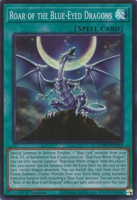 Roar of the Blue-Eyed Dragons - Structure Deck: Blue-Eyes White Destiny (SDWD) Super Rare