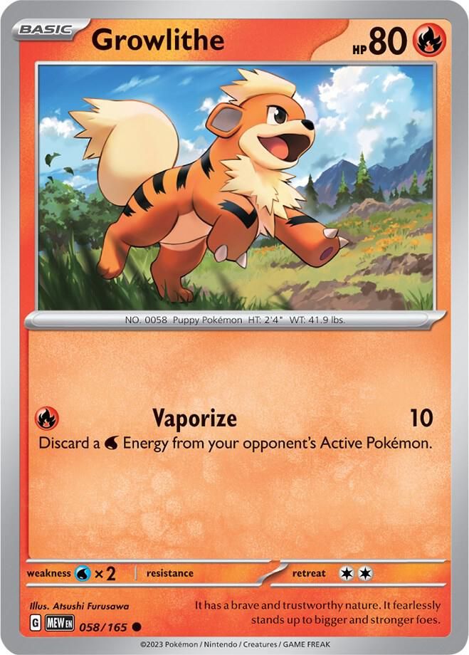 Growlithe - SV: Scarlet &amp; Violet 151