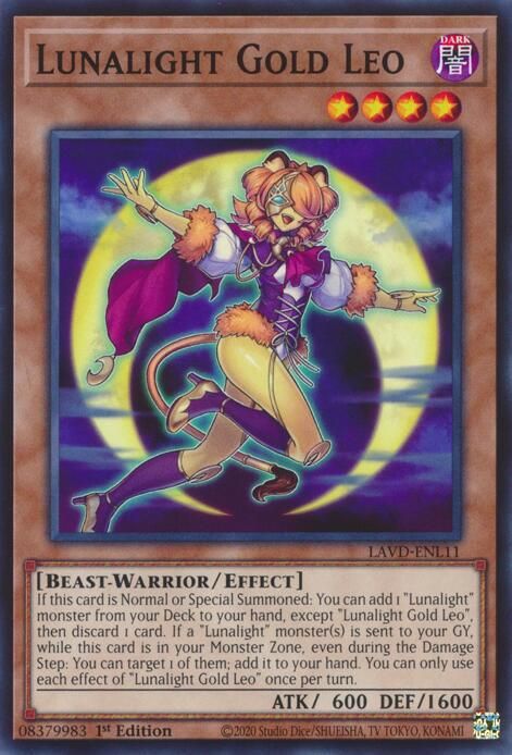 Lunalight Gold Leo - Legendary Arc-V Decks (LAVD) Common