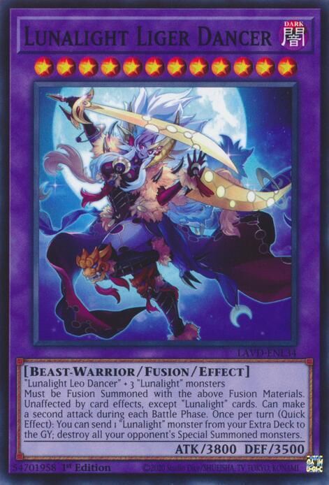 Lunalight Liger Dancer - Legendary Arc-V Decks (LAVD) Common