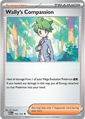 Wally's Compassion - 132/132 - ME01: Mega Evolution (MEG)