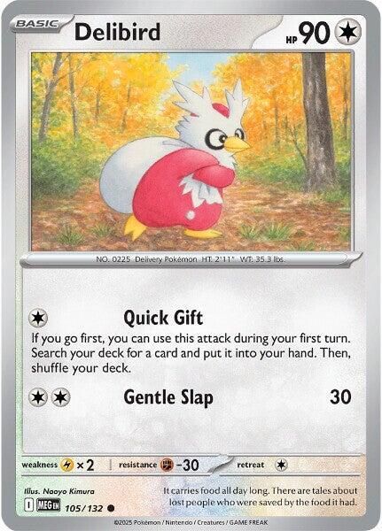 Delibird - 105/132 - ME01: Mega Evolution (MEG)