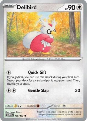 Delibird - 105/132 - ME01: Mega Evolution (MEG)