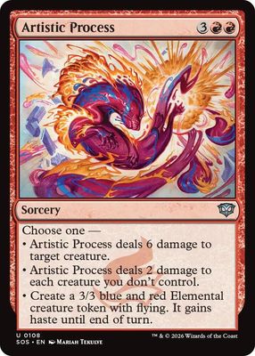 Artistic Process - Secrets of Strixhaven (SOS)