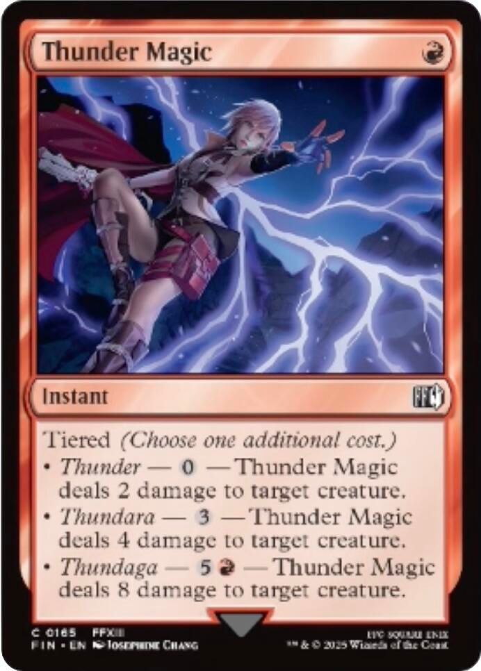 Thunder Magic - FINAL FANTASY (FIN)