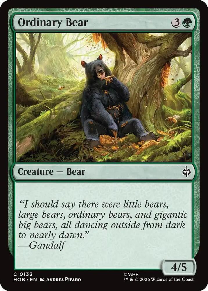 Ordinary Bear - The Hobbit (HOB)