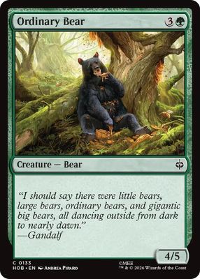 Ordinary Bear - The Hobbit (HOB)