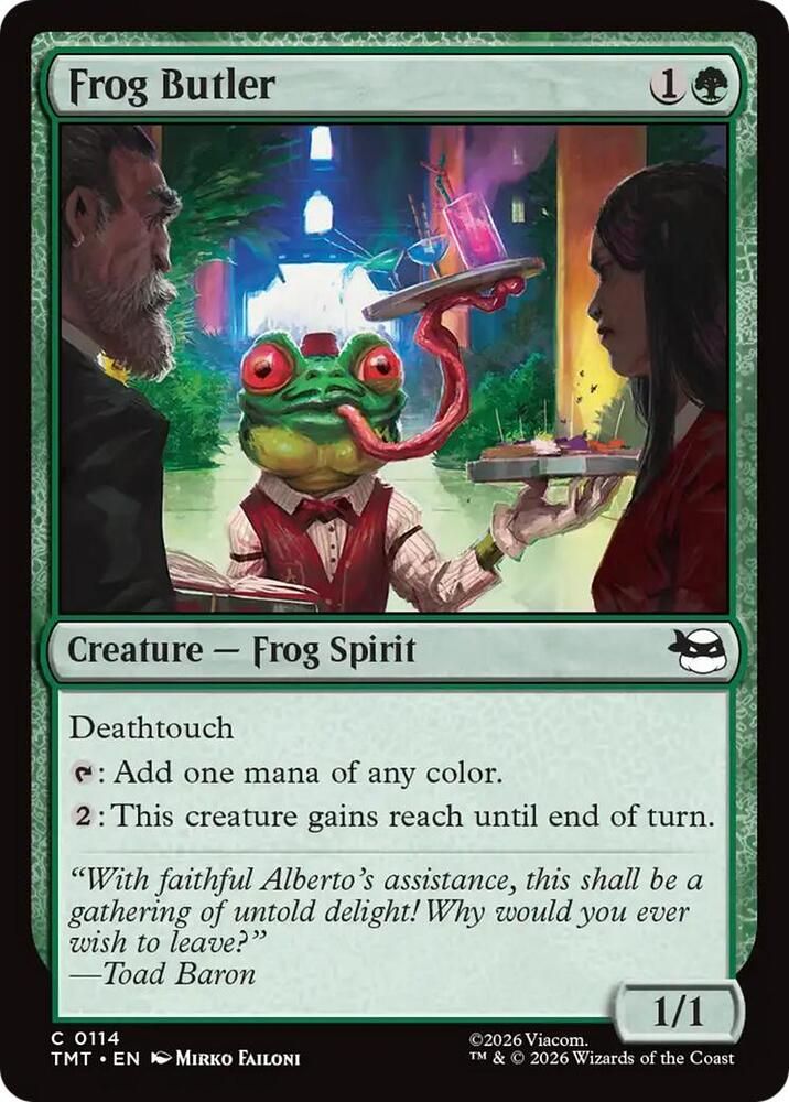 Frog Butler - Teenage Mutant Ninja Turtles (TMT)