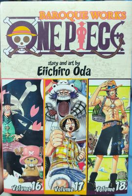 SJ2 One Piece Manga Volumen 16 17 18 Ingles Baroque Works 3 en 1