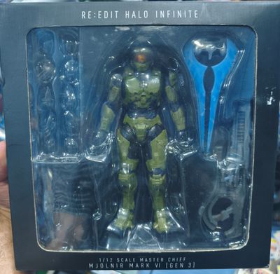 SJ1 Halo Figura Master Chief Figura *Le Falta un Arma*