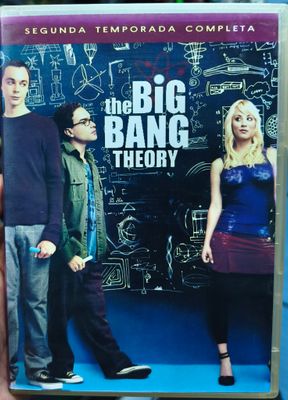 SJ1 The Big Bang Theory DVD Original Usado Completo Español Segunda Temporada 4 Discos