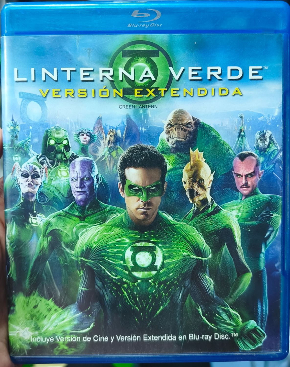 SJ1 Linterna Verde Blu Ray Original Usado Completo Español
