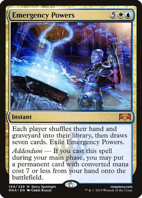 SJF Emergency Powers - Ravnica Allegiance (RNA) Foil *Espanol*