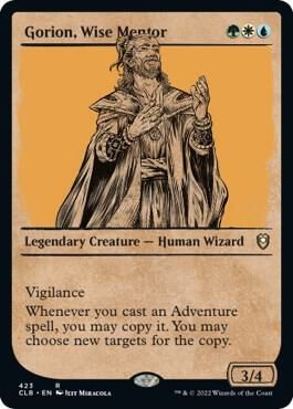Gorion, Wise Mentor (Showcase) - Commander Legends: Battle for Baldur's Gate (CLB)