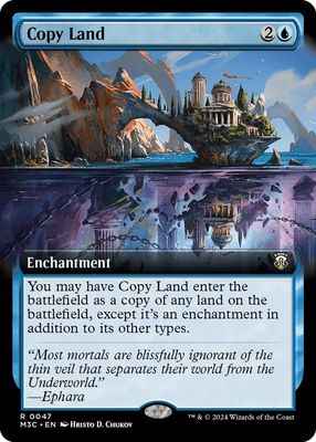 Copy Land (Extended Art) - Commander: Modern Horizons 3 (M3C) Foil