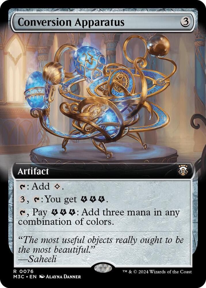 Conversion Apparatus (Extended Art) - Commander: Modern Horizons 3 (M3C) Foil