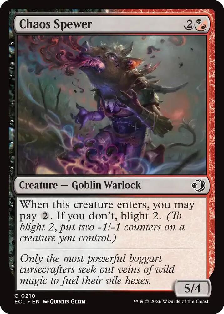 Chaos Spewer - Lorwyn Eclipsed (ECL) Lorwyn Eclipsed