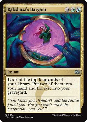 Rakshasa's Bargain - Tarkir: Dragonstorm (TDM)