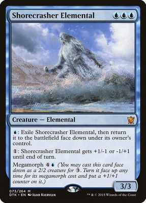 Shorecrasher Elemental - Dragons of Tarkir (DTK) *Espanol*