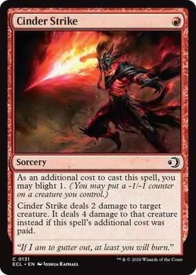 Cinder Strike - Lorwyn Eclipsed (ECL) Lorwyn Eclipsed