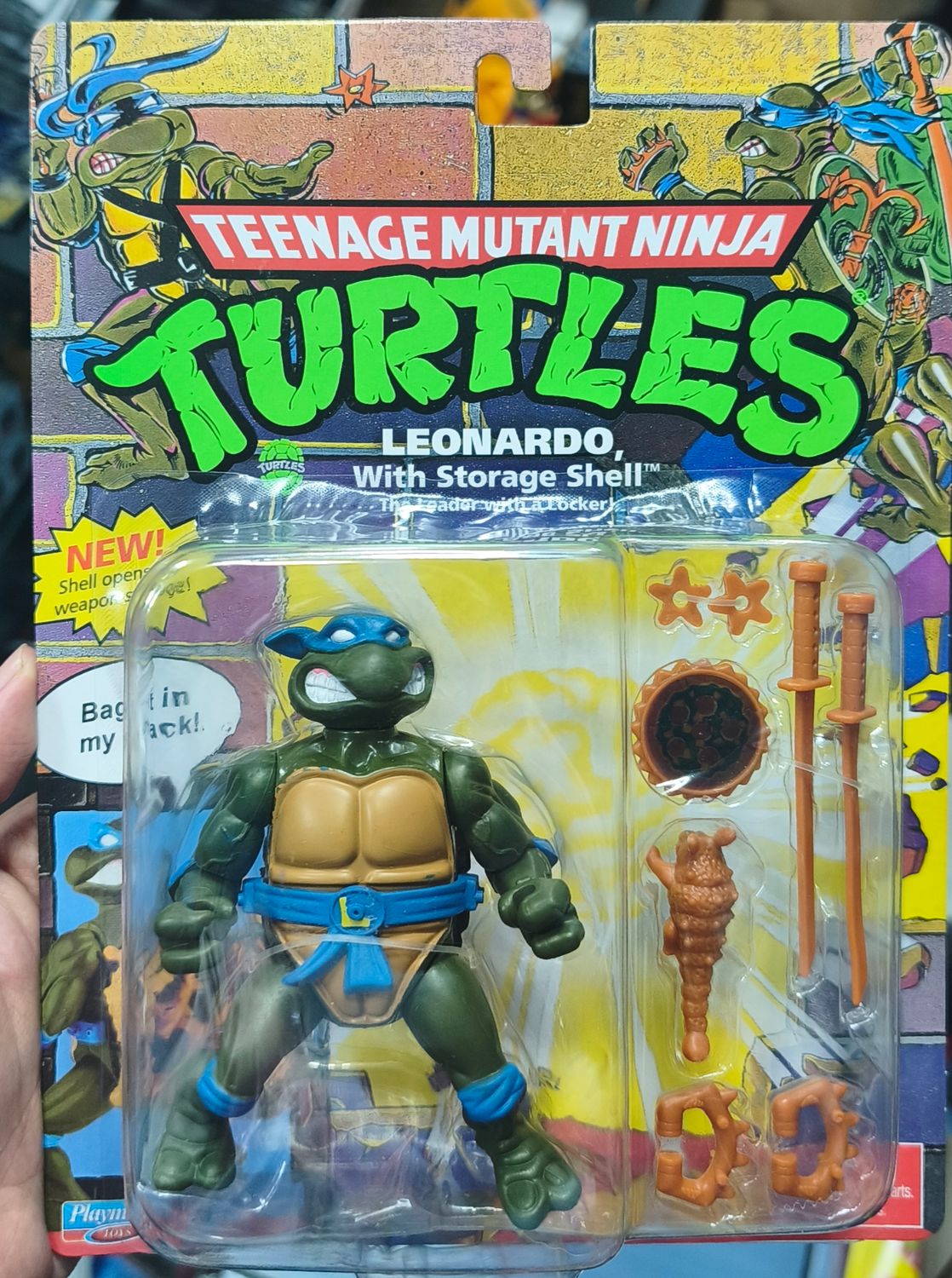 SJ1 Leonardo Figura Tortugas Ninja Figura Storage Shell