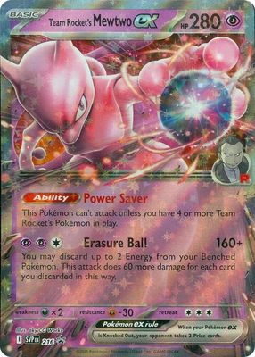 SJF Team Rocket's Mewtwo ex - 216 - SV: Scarlet &amp; Violet Promo Cards (SVP)