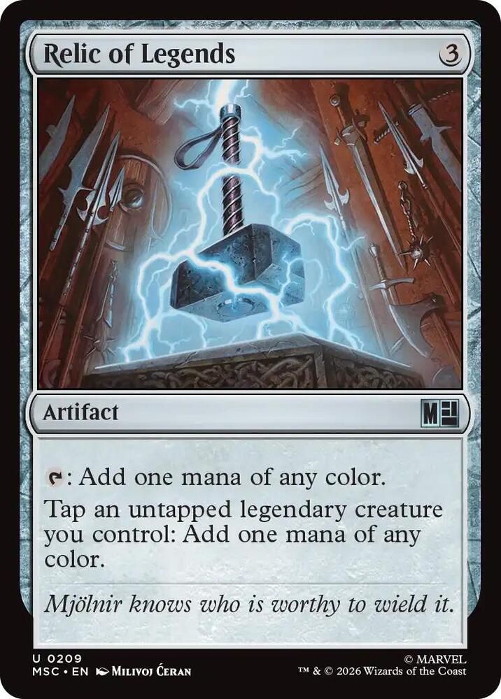 SJF Relic of Legends - Commander: Marvel Super Heroes (MSC)