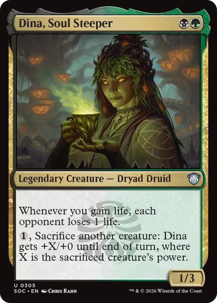 Dina, Soul Steeper - Commander: Secrets of Strixhaven (SOC)