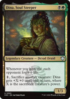 Dina, Soul Steeper - Commander: Secrets of Strixhaven (SOC)