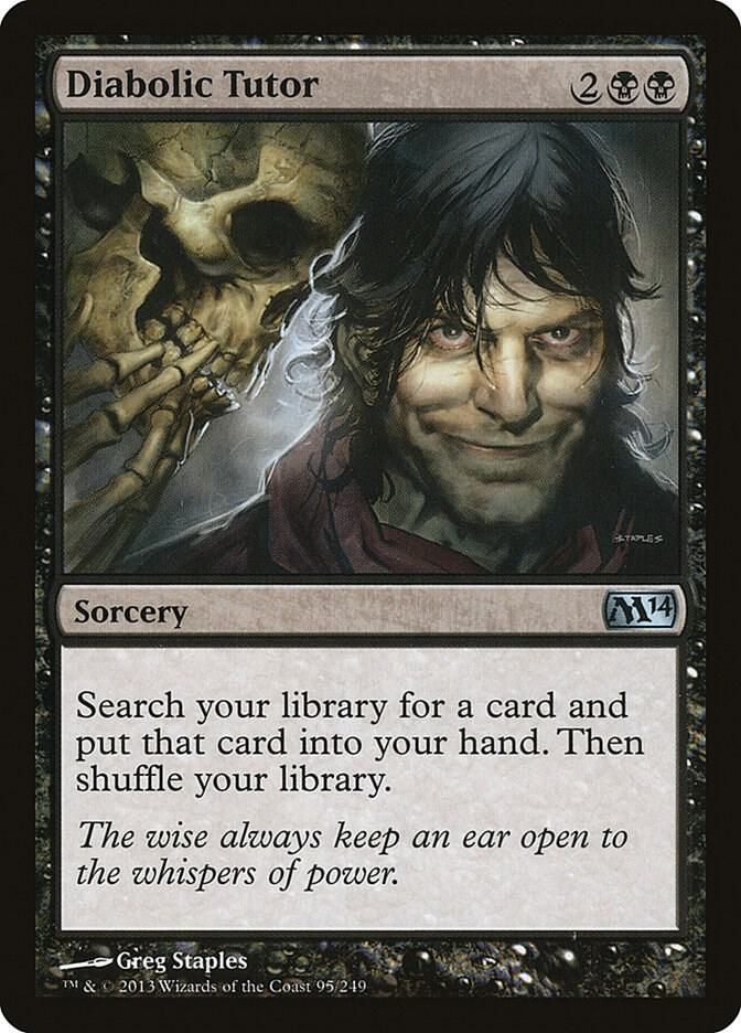 SJF Diabolic Tutor - Magic 2014 (M14) (M14)