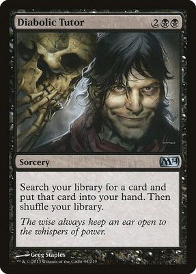 SJF Diabolic Tutor - Magic 2014 (M14) (M14)