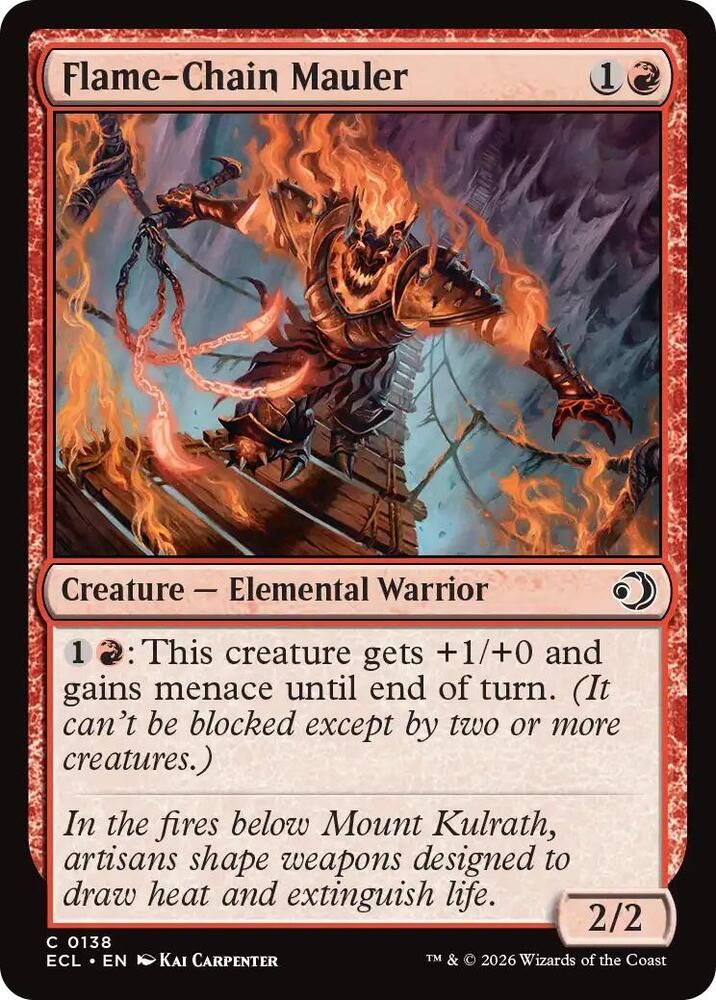 Flame-Chain Mauler - Lorwyn Eclipsed (ECL) Lorwyn Eclipsed