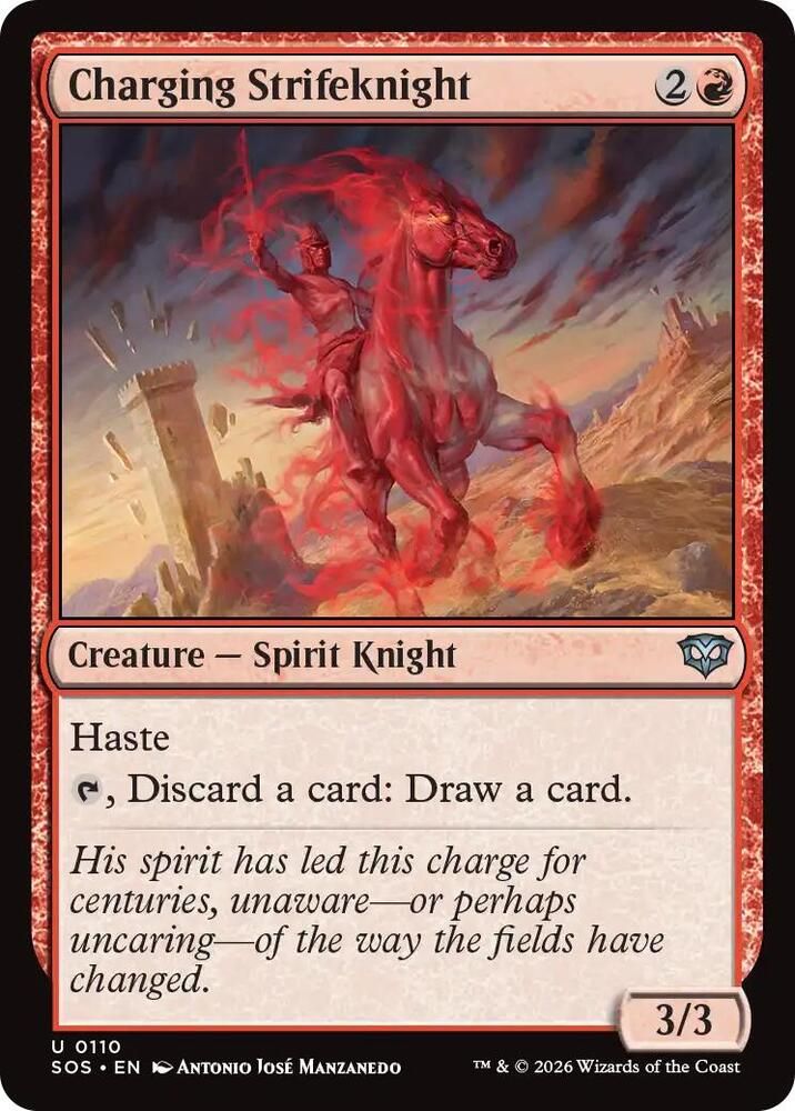 Charging Strifeknight - Secrets of Strixhaven (SOS)