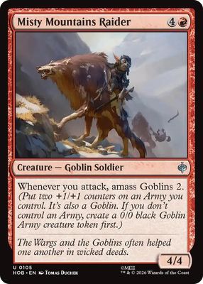 Misty Mountains Raider - The Hobbit (HOB)