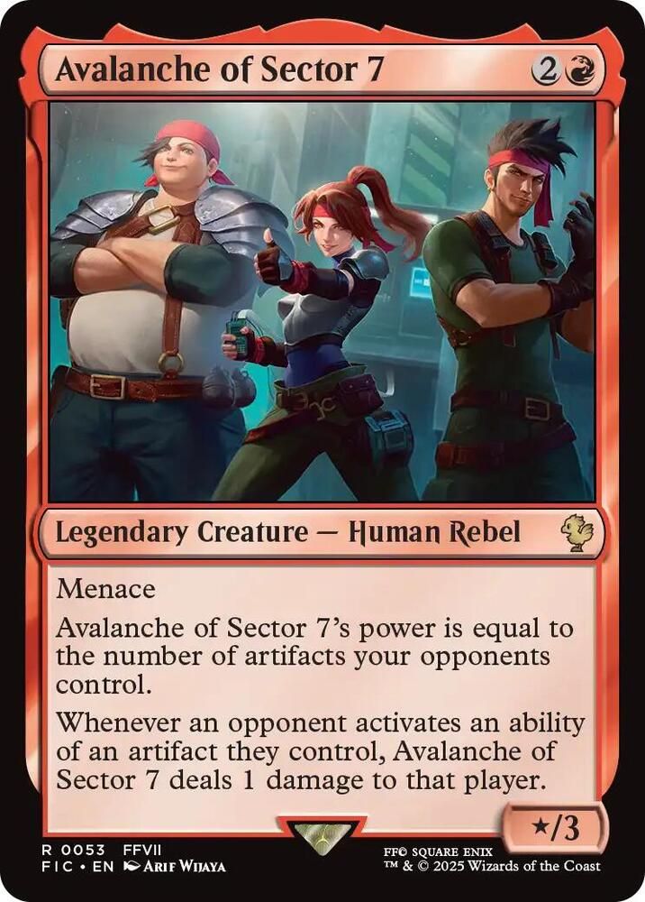 Avalanche of Sector 7 - Commander: FINAL FANTASY (FIC)