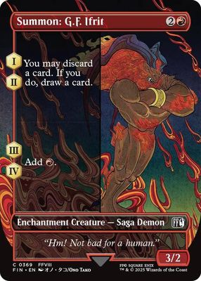 Summon: G.F. Ifrit (Borderless) - FINAL FANTASY (FIN)