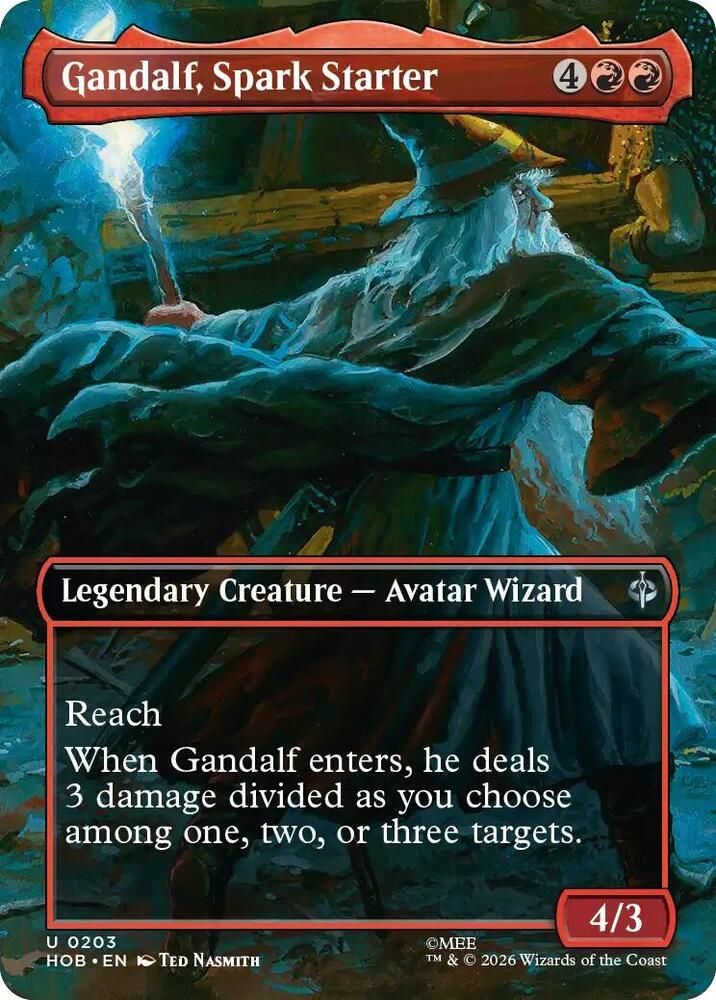 Gandalf, Spark Starter (Borderless) - The Hobbit (HOB)