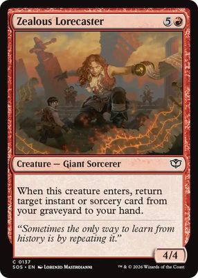Zealous Lorecaster - Secrets of Strixhaven (SOS)