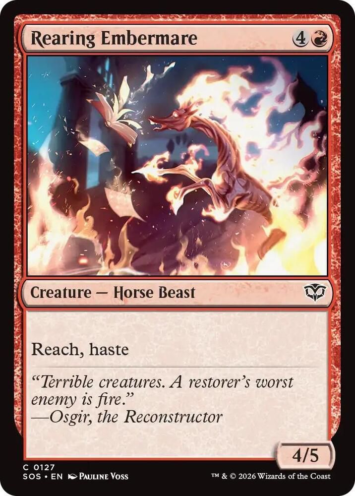 Rearing Embermare - Secrets of Strixhaven (SOS)