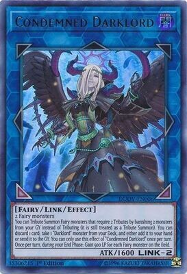 SJF Condemned Darklord - DUOV-EN006 - Ultra Rare 1st Edition Duel Overload 1st Edition Singles