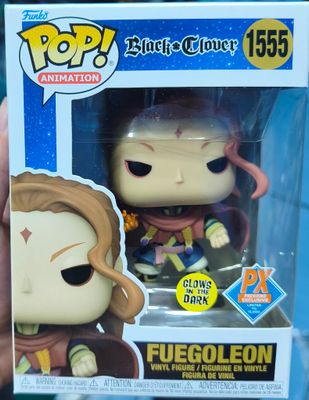 SJ6 Fuegoleon Figura Funko Pop 1555 Black Clover Figura Glows PX