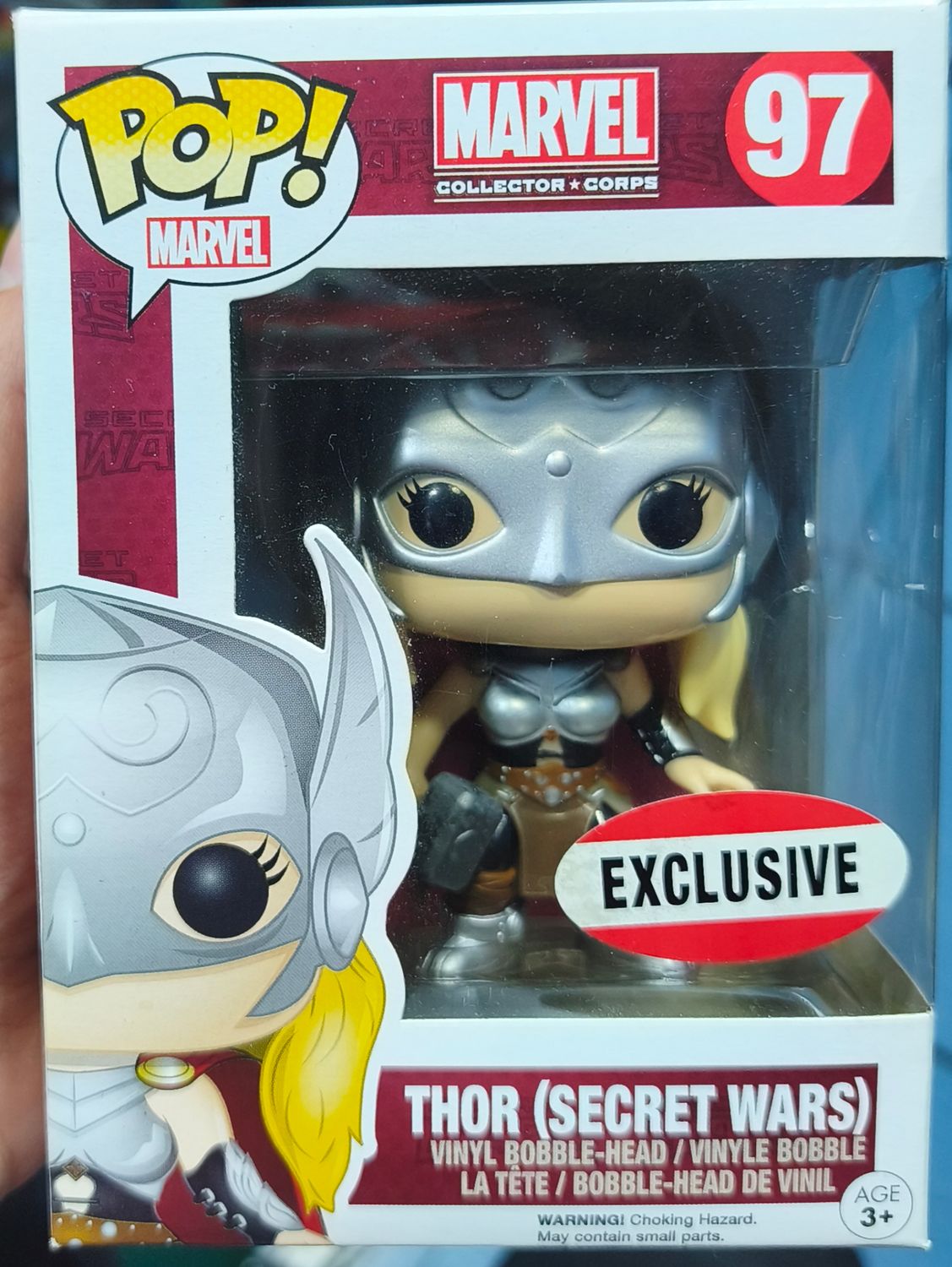 SJ6 Thor Figura Funko Pop Secret Wars  97 Marvel Exclusive