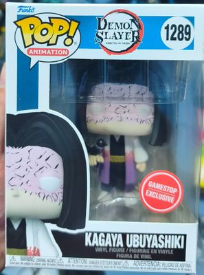 SJ6 Kagaya Ubuyashiki Figura Funko Pop 1289 Demon Slayer Figura Gamestop Exclusive