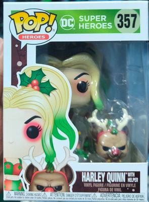 SJ6 Harley Quinn Figura Funko Pop 357 With Helper
