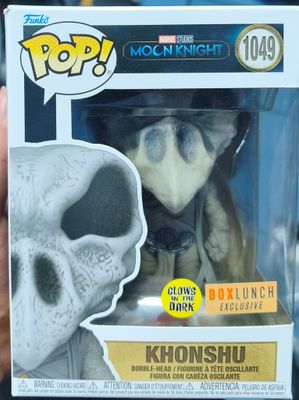 SJ6 Khonshu Figura Funko Pop 1049 Moon Knight Figura Glows Box Lunch